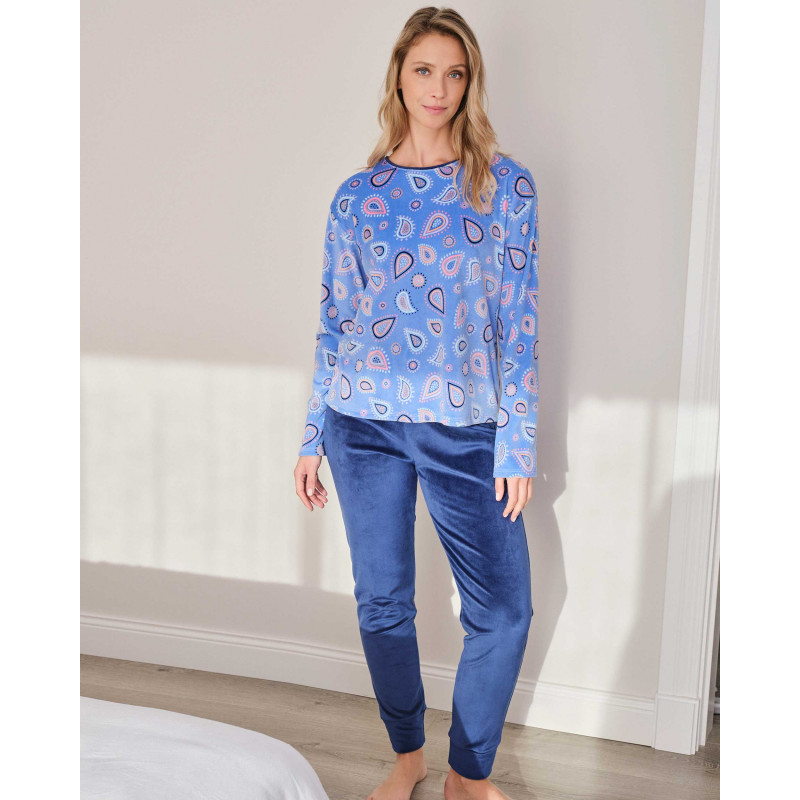 PYJAMA MASSANA CHAUD BLUE