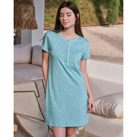 LIQUETTE MASSANA MANCHES COURTES TURQUESA