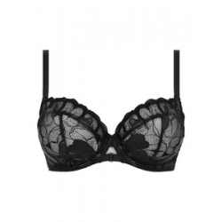 SOUTIEN GORGE CHANTELLE EMBOITANT FLEURS SIGNATURE SIMILI CUIR