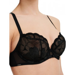 SOUTIEN GORGE CHANTELLE EMBOITANT FLEURS SIGNATURE SIMILI CUIR