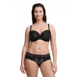 SOUTIEN GORGE CHANTELLE EMBOITANT FLEURS SIGNATURE SIMILI CUIR