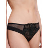 TANGA CHANTELLE FLEURS SIGNATURE SIMILI CUIR